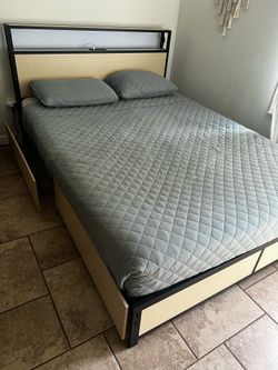 Queen bed frame only