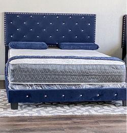 NEW QUEEN AND KING SIZE BED WITH MATTRESS AND FREE DELIVERY PAY ON DELIVERY