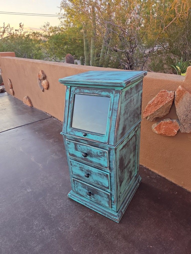 Rustic Southwest Storage Cabinet