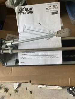 Tile Cutter,  Blue Hawk 14”-20” 