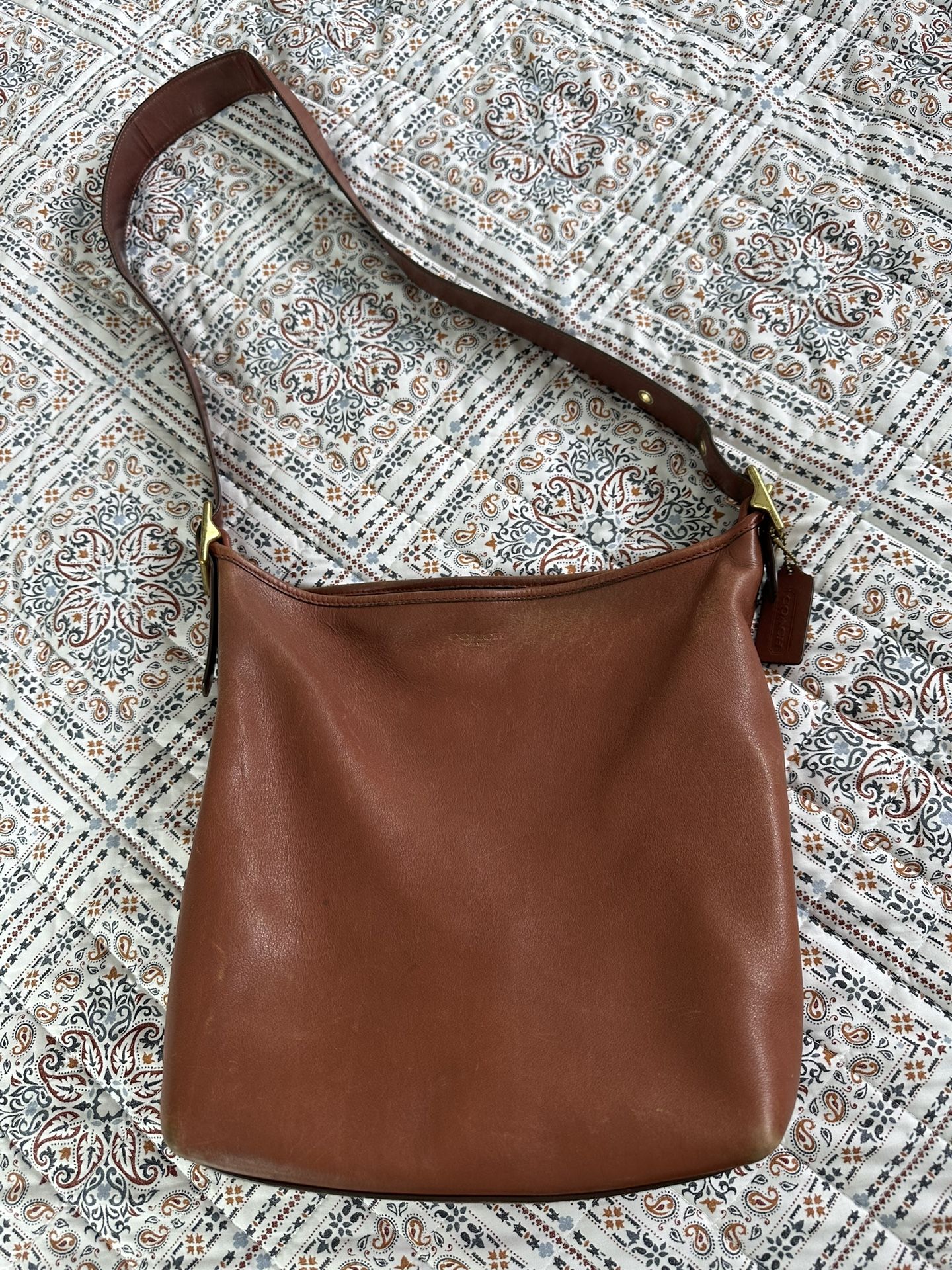 Vintage 1980s Coach Crossbody Bag