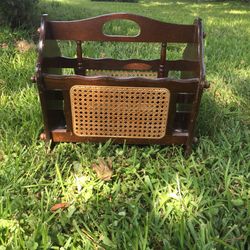 Vintage magazine rack