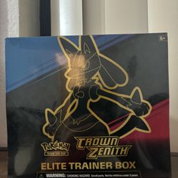 Sealed Pokemon Crown Zenith ETB 