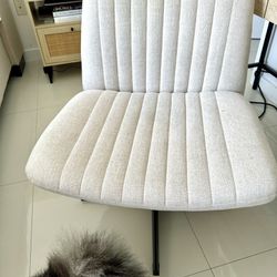 Beige vanity/office Chair