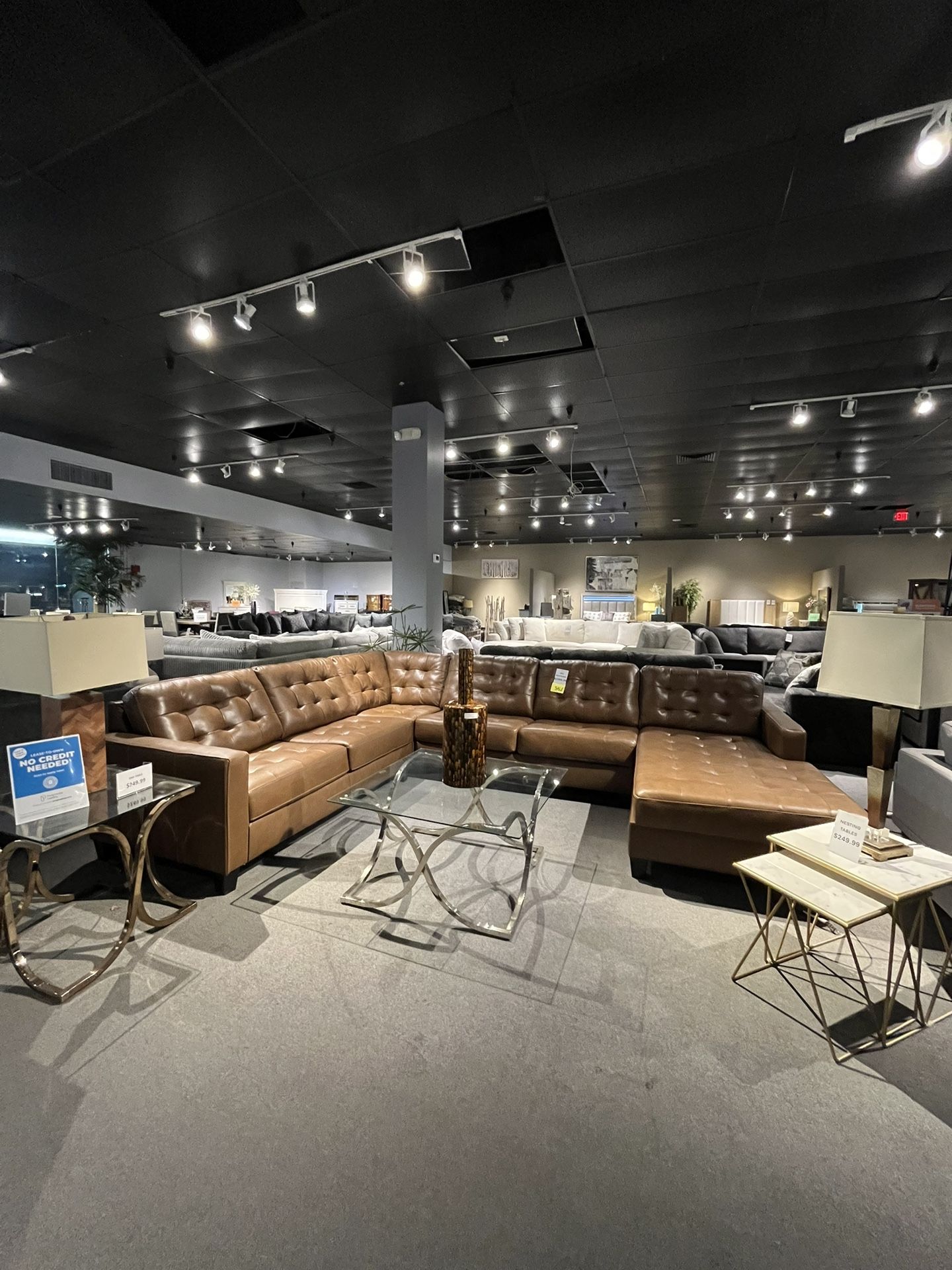 Auburn 4PC Chaise Sectional Couch