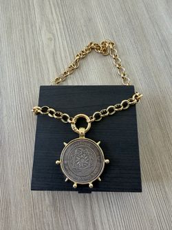 Coin necklace 17”