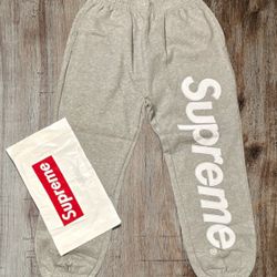 Supreme Gray Sweatpants (Any Size)