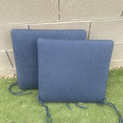 Outdoor Patio Chair Cushions Blue