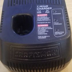 CRAFTSMAN  7.2V - 24V CHARGER $10.00 FIRM 
