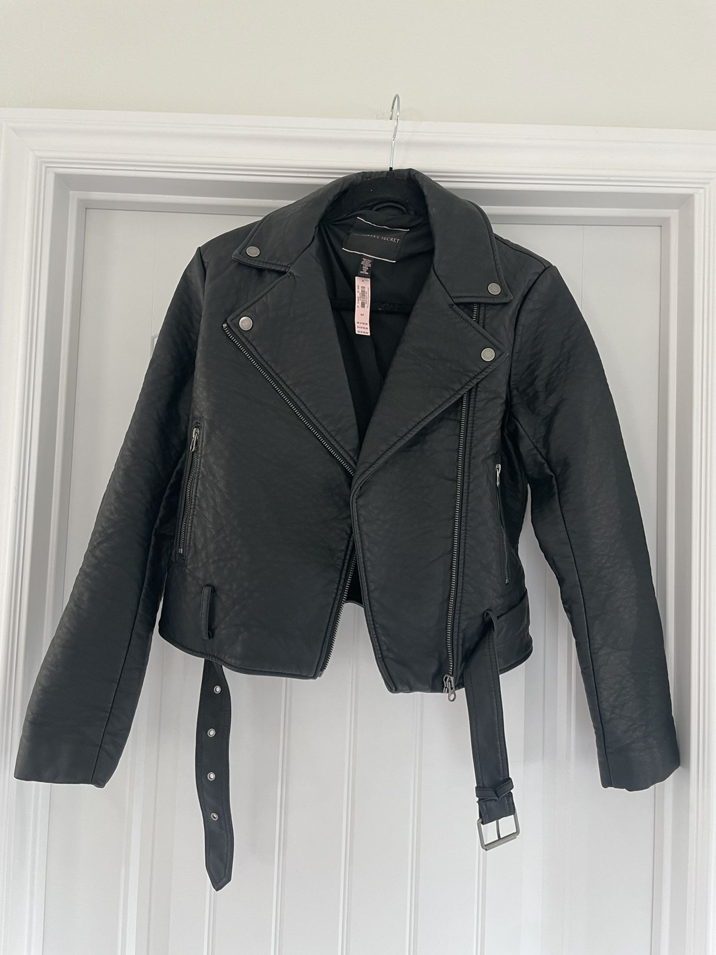 New Victoria Secret Faux Leather Jacket