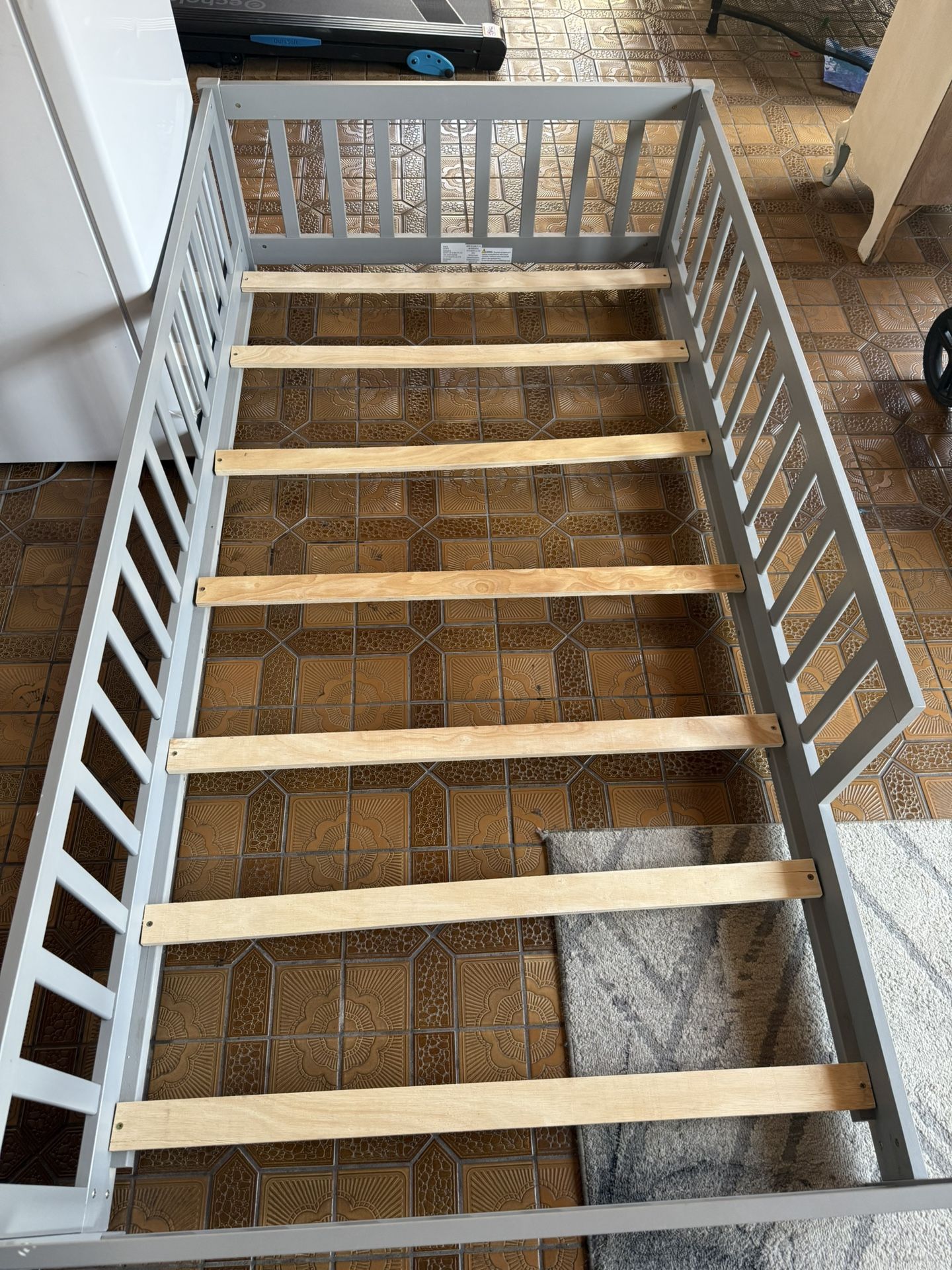 Twin Bed With Rails
