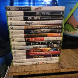 15 XBOX 360 GAMES LOT