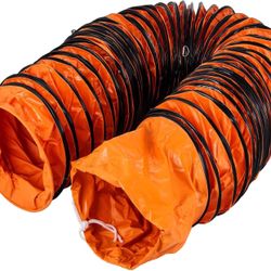 VEVOR 25FT PVC Flexible Duct Hosing for 12 INCH Utility Blower Exhaust Fan (12IN 25FT)