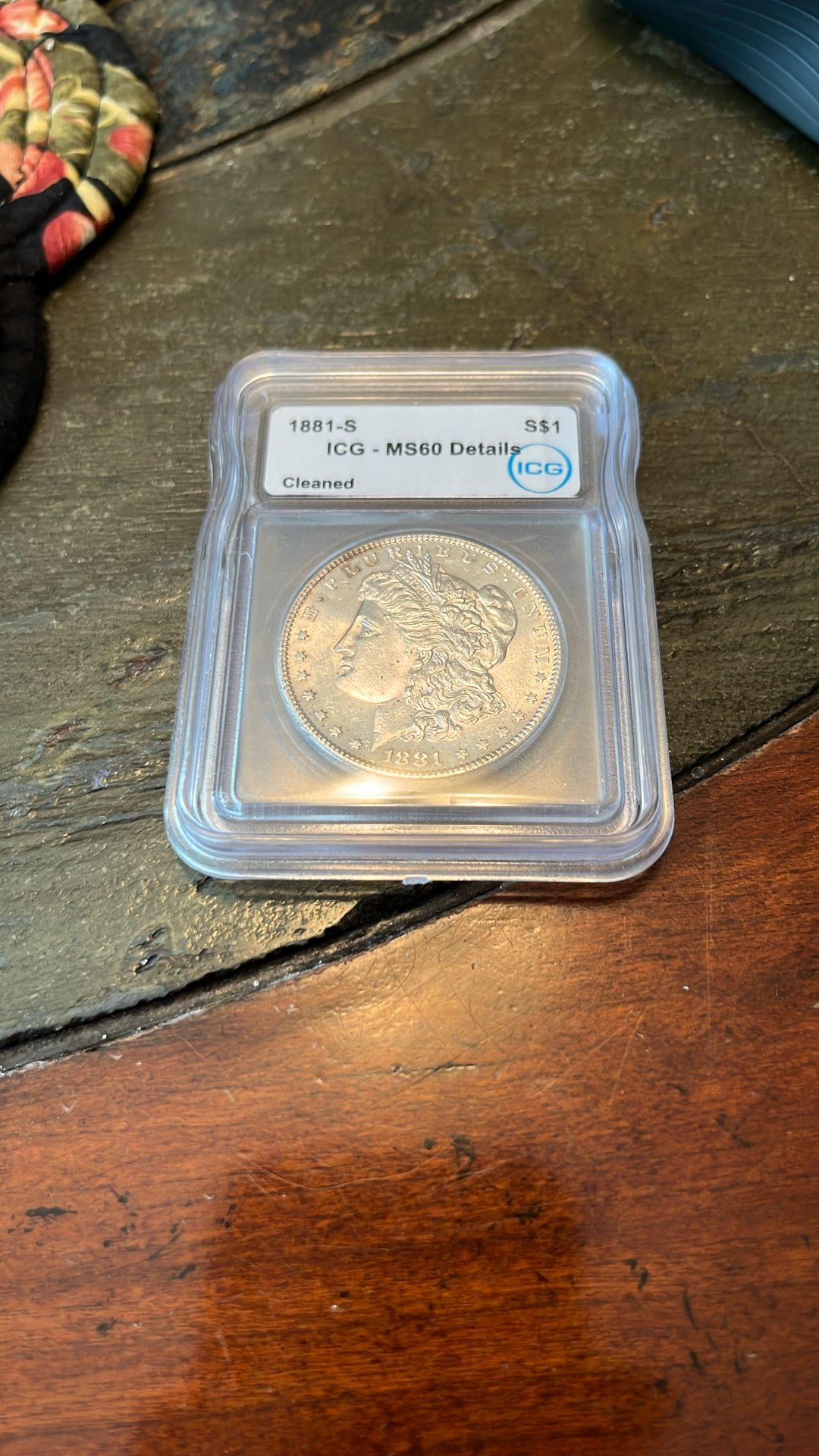 1881-S Morgan Silver Dollar Toner Graded MS60!