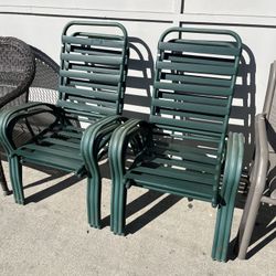 Green Patio Outdoor Chairs (in Store)
