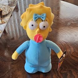 The Simpsons Maggie Nanco 20th Century Fox 2004 / Bart / Homer / Plush / Plushie / Collectible / Collector / Memorabilia / Classic / Toy / Figure 