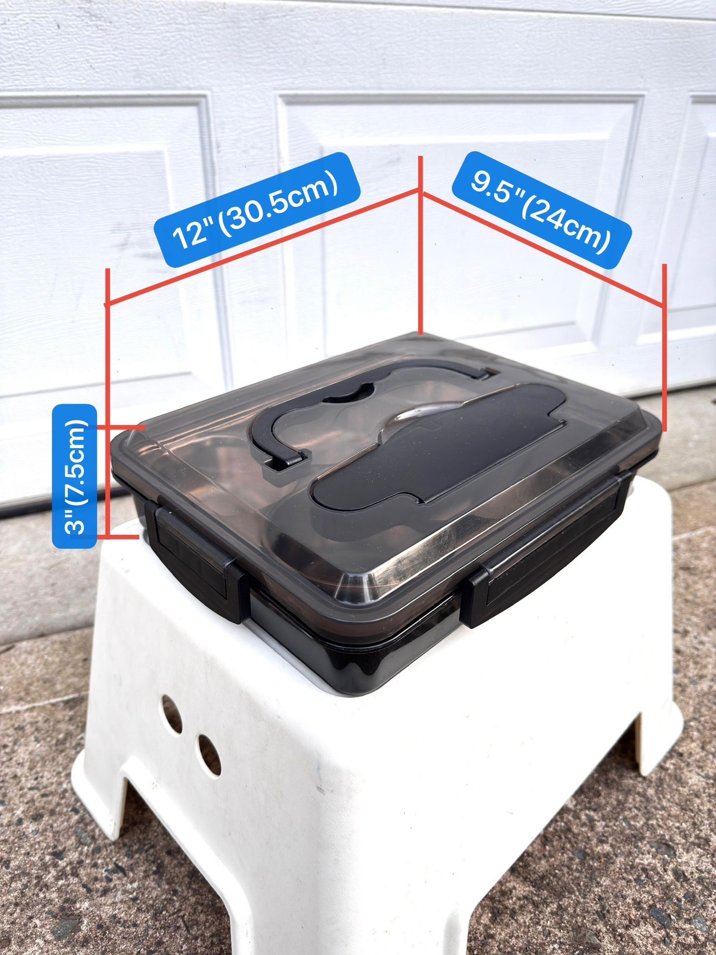 SUS304 stainless steel lunch box
