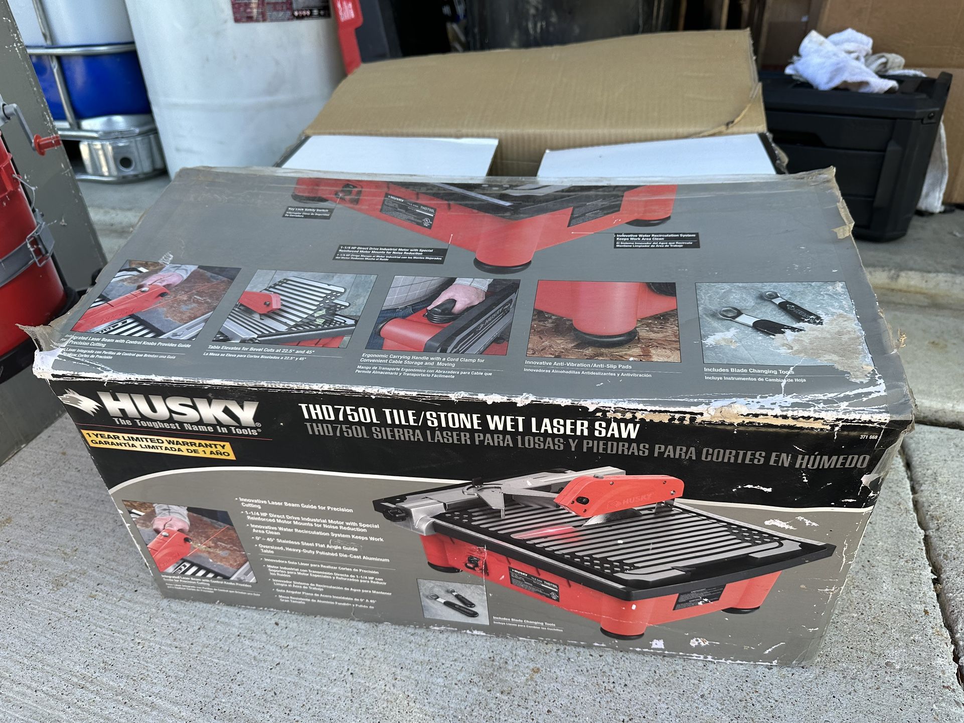 THO75OL TILE/STONE WET LASER SAW Obo