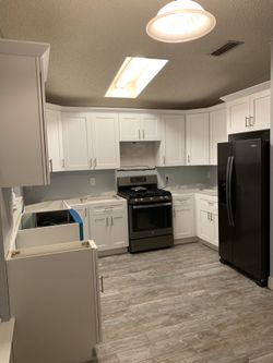 Kitchen cabinets