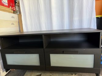IKEA BRIMNES TV unit, black, 47 1/4×16 1/8×20 7/18"