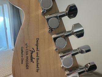 Fender Beginner Guitar And Fender Case New