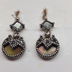 VINTAGE MARCASITE LEVER BACKS 
