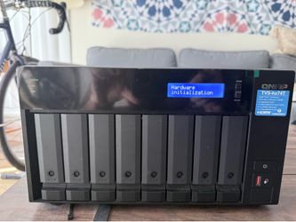 QNAP TVS-hx74T - i9 16-Core 64GB - Thunderbolt 4 - 100TB Storage - Built for video editors