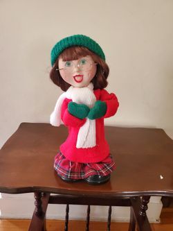 Caroling Kids by Sandra Lee Sing Sway Motion Christmas Figurine 12.5"