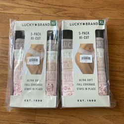 NWT Lucky Brand Women Hi-Cut Underwear 10 Pack Size XL
