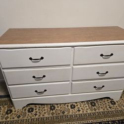 Solid Wood 6 Drawer Dresser