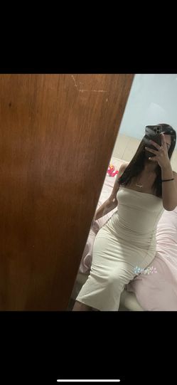 Nude dress