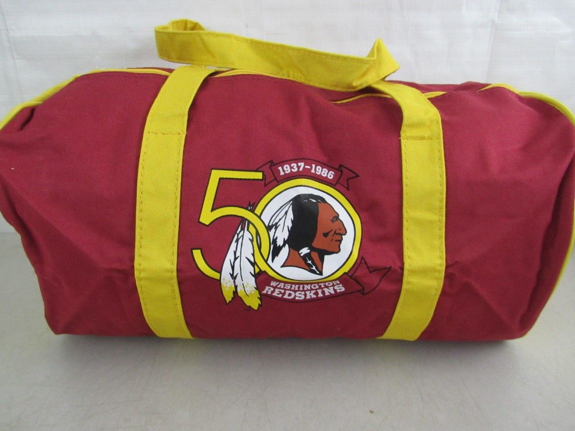 1986 Washington Redskins 50Th Anniversary Shell Oil Sports Duffle Bag