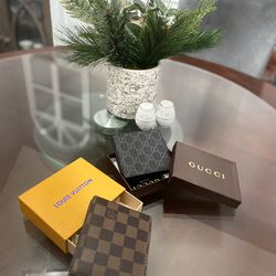 LV and Gucci Wallet 