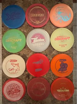 Lot of 12 Used Midrange Disc Golf Discs