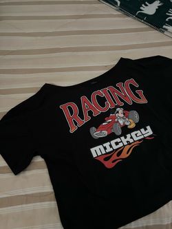 Mickey Racing Off Shoulder Tee (medium)