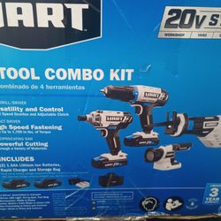 Brand New Hart 4 Tool 20v Combo Kit