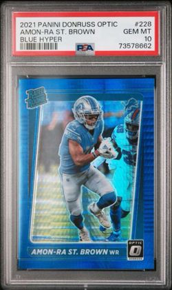 Amon-Ra St. Brown PSA 10 Blue Hyper Rookie