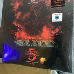 Stranger Things Season 5 Soundtrack – Vinyl (Target Exclusive) & NEW Record Storage Stand/Shelves