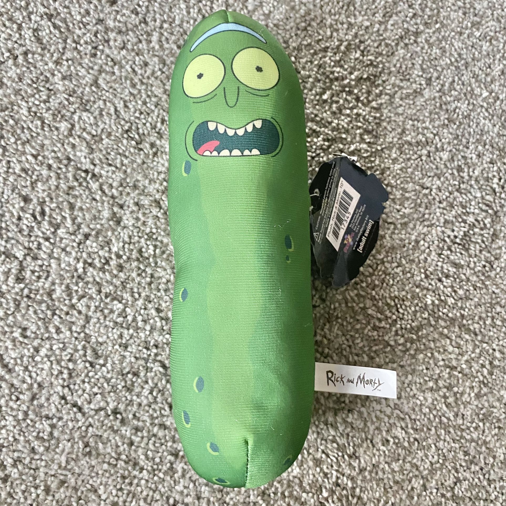 Pickle Rick Plush Rick and Morty Adult Swim Show Stuffed Toy Factory