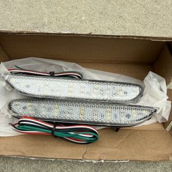 Infiniti Q50 14-17 Rear Bumper Sequentials Clear