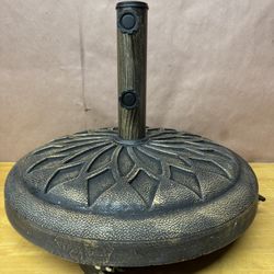 Bronze color 45lbs Heavy Duty Mobile Patio Umbrella Base   