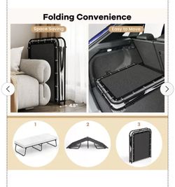 Costway folding bed
