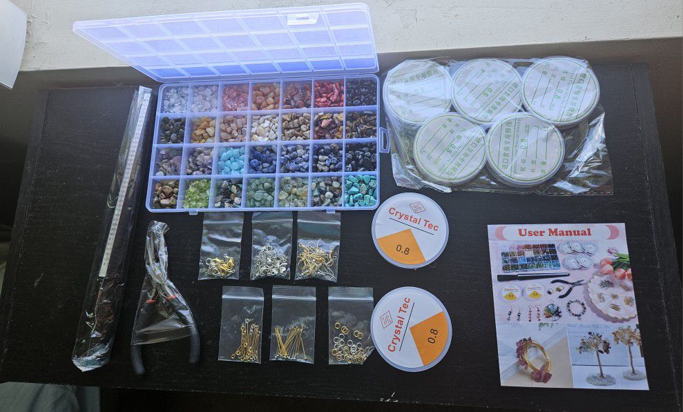 Jewlery Making Kit With Crystals