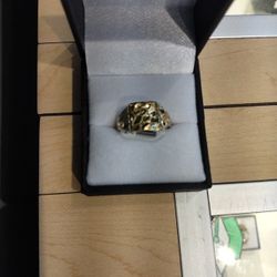 Nugget Ring 10k Yellow Gold 