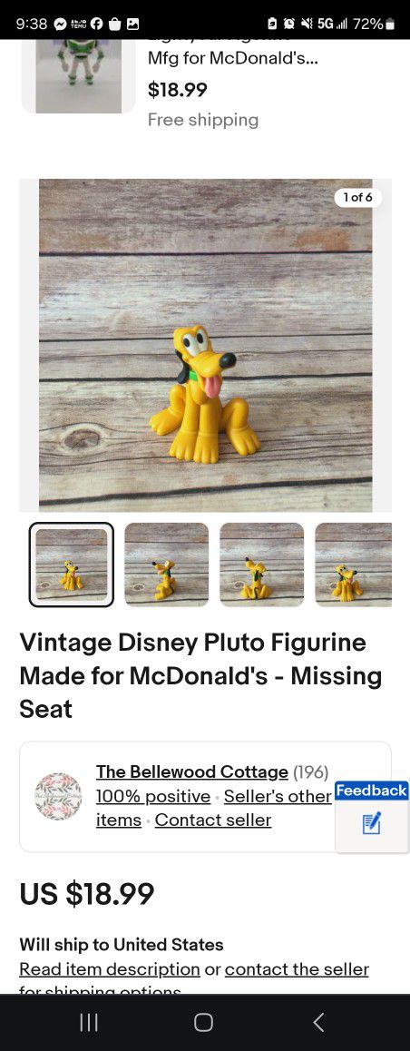 Pluto Figurine 