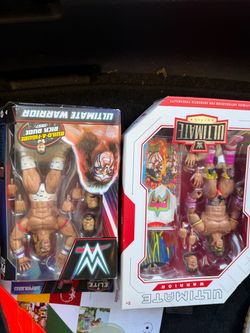 WWE Ultimate Warrior Action Figure Lot of 2