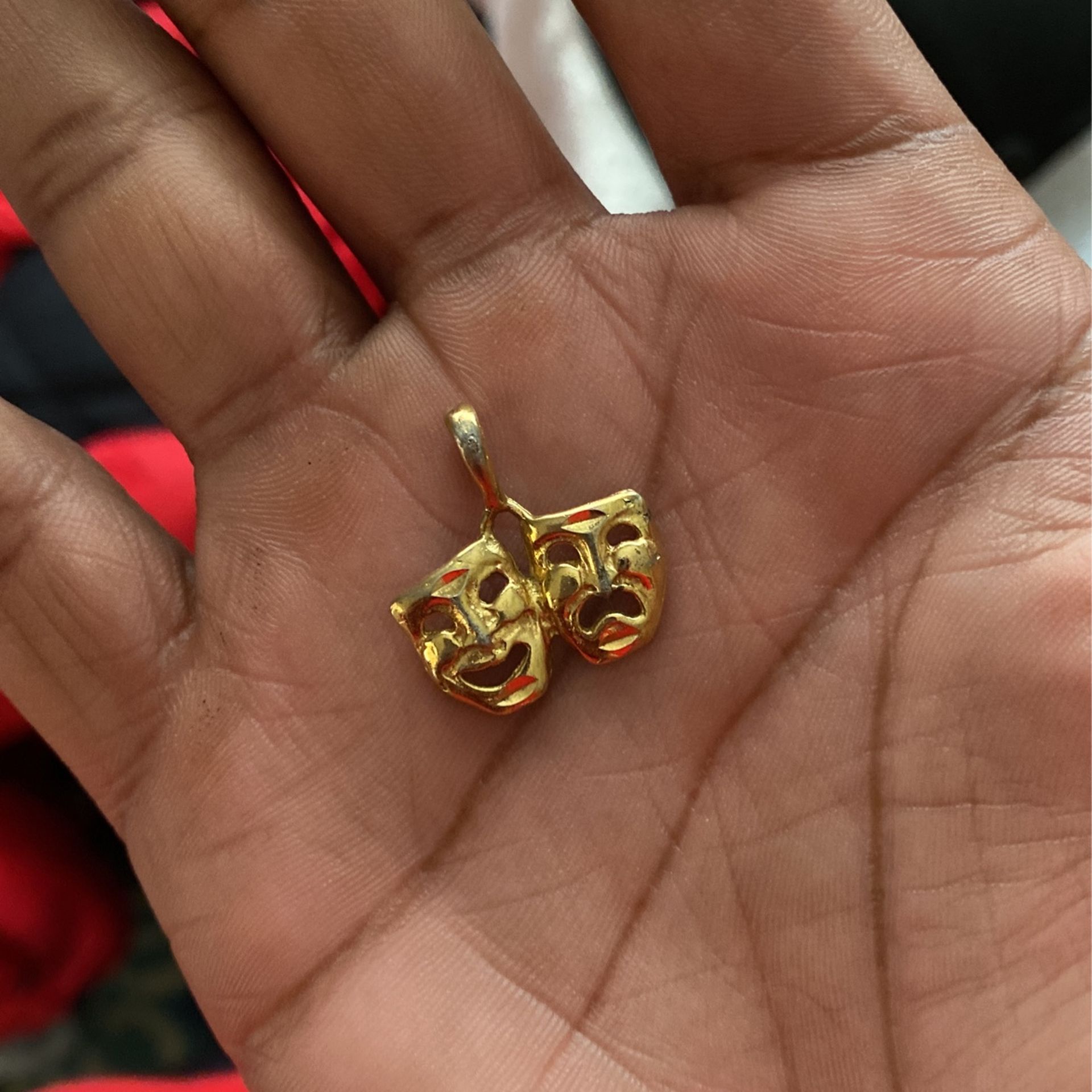 10 K Two Face Pendant