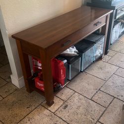 Beautiful Wood Stand w/ Drawer