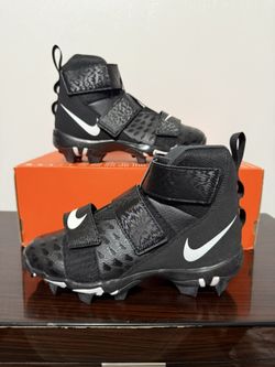 Nike Force Savage 2 Shark BV0366-001 Football Cleats Big Kids Size 2Y Black BG