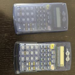 Sharp scientific calculators (2)